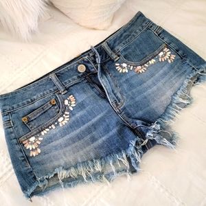 American Eagle Beaded Shorts